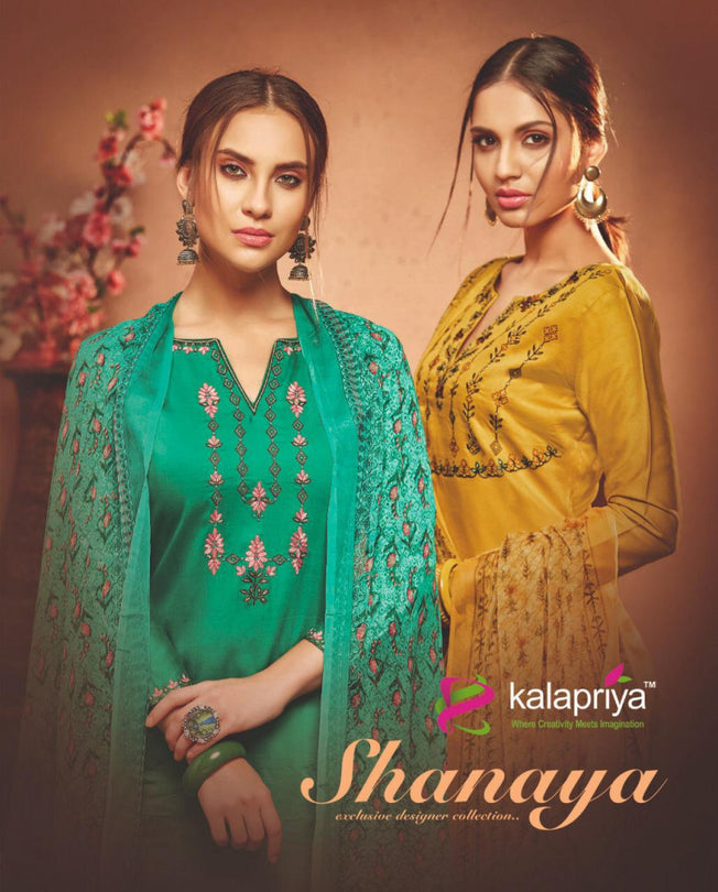 Kalapriya Shanaya 1 Heavy Jam Cotton Designer Salwar Suits Wholesaler Surat