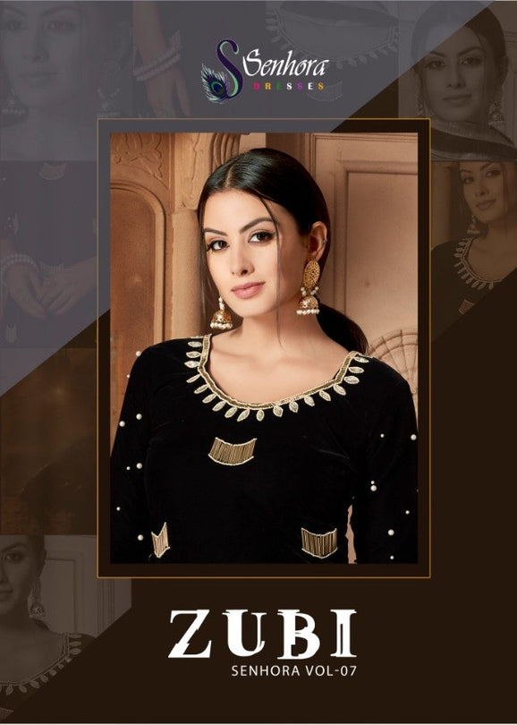 Senhora Zubi 7001 Series Designer Churidar Salwar Suits Catalog Collection