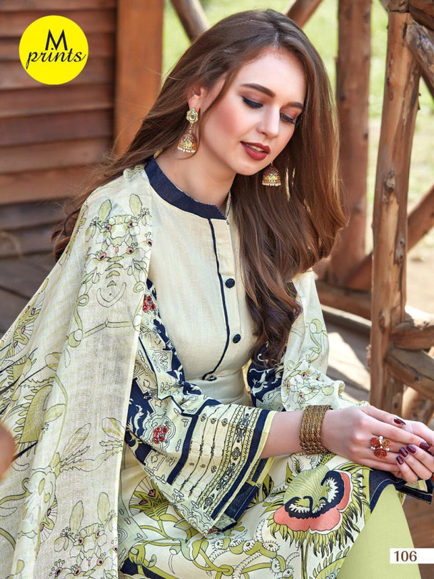 Mprints Karachi Pure Cotton Dress Material Catalog Collection