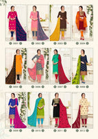 Gangour Kulfi 3 Banarasi Jacquard Designer Dress Material Catalog Collection