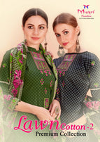 Mishri Lawn Collection 2 Pure Lawn Printed Karachi Dress Material Catalog Collection
