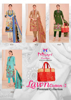 Mishri Lawn Collection 2 Pure Lawn Printed Karachi Dress Material Catalog Collection