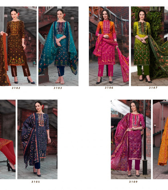 Pakiza Sana Safinaz 31 Pure Lawn Cotton Dress Material Catalog Collection