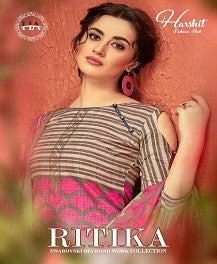 Harshit Ritika Pure Lawn Cotton Digital Printed Dress Material Catalog Collection