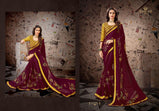 Zeeya Vol-6 Satin Georgette Fancy Saree Catalog Collection