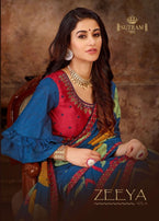 Zeeya Vol-8 Moss Dola Silk Fancy Saree Catalog Collection