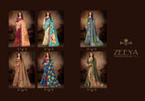 Zeeya Vol-8 Moss Dola Silk Fancy Saree Catalog Collection
