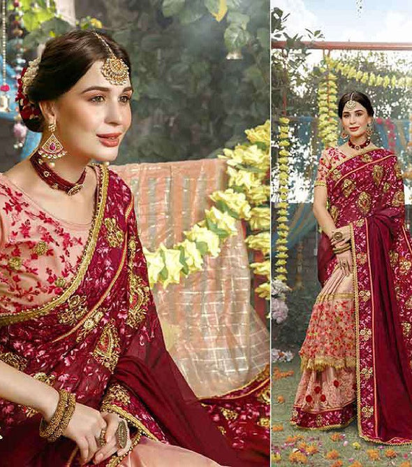 Kalista Khwaab 15 Designer Embroidered Georgette Saree Catalog Collection