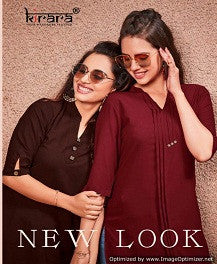 Kirara New Look Western Style Georgette Short Tops Catalog Collection