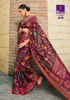 Shangrila Fionaa Brasso Unique Collection Of Viscose Brasso Saree Catalog Collection