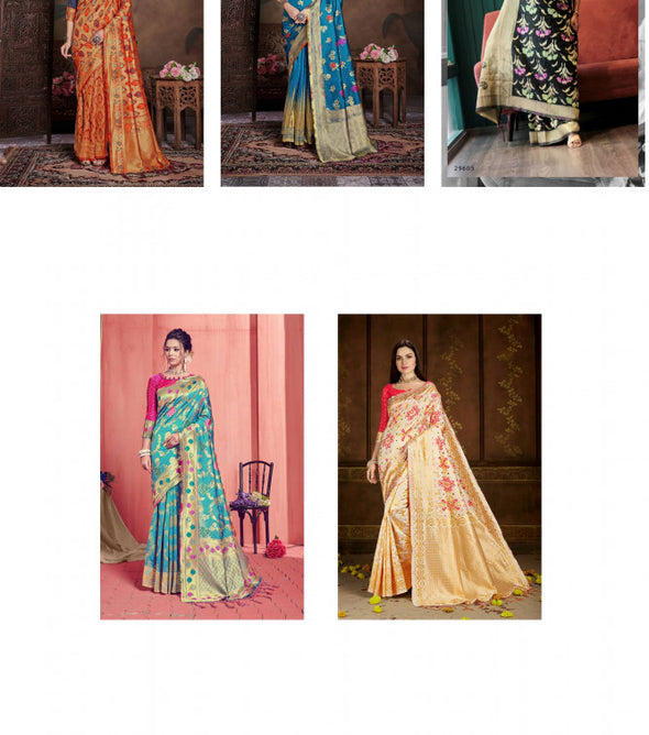 Ynf Dharshana Silk Designer Banarasi Art Silk Saree Catalog Collection