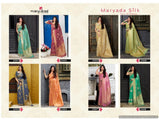 Manjubaa Maryada Silk Designer Festive Wear Silk Saree Catalog Collection
