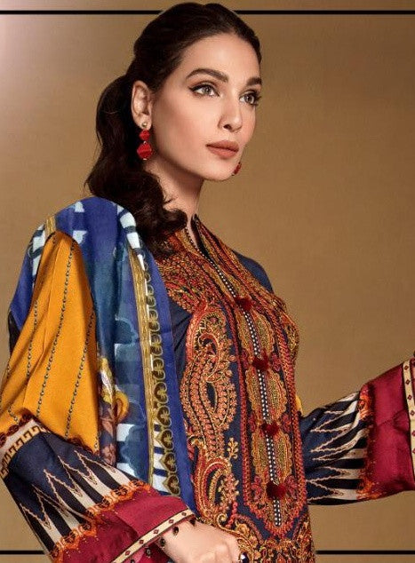 Al Karam 1 Pure Cambric Cotton Karachi Dress Material Catalog Collection