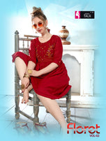 Fashion Talk Floret 2 Heavy Rayon Stylis Kurti Catalog Collection