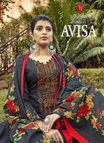 Tanishk Avisa Pure Jam Satin Digital Printed Heavy Dress Material Catalog Collection