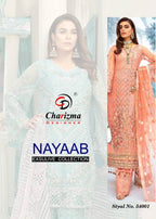 Charizma Nayaab Exclusive Designer Pakistani Suits Catalog Wholesaler