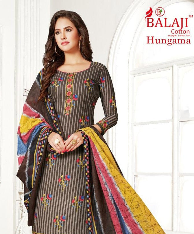 Balaji Hungama 8 Ready Made Printed Cotton Dress Catalog Collection