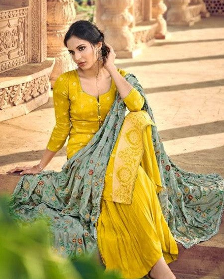 Ibiza Idyllic 2 Pure Dola Silk Jacquard Designer Salwar Suits Catalog Collection At Stuffexport