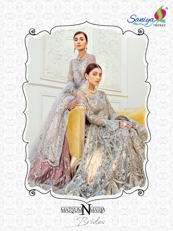 Saniya Mariyam N Maria Butterfly Net Pakistani Salwar Suits Catalog Collection