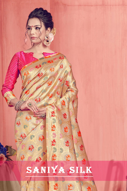 Ynf Saniya Designer Banarasi Art Silk Saree Catalog Collection