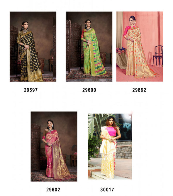 Ynf Saniya Designer Banarasi Art Silk Saree Catalog Collection