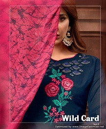 Raghav Wild Card 2 Running Wear Chanderi Dress Material Catalog Collection