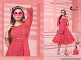Kinti Anmol Heavy Rayon Round Cut Short Kurti Catalog Collection