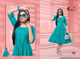 Kinti Anmol Heavy Rayon Round Cut Short Kurti Catalog Collection