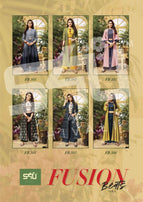S4u Fusion Beats 3 Festive Wear Three Pieces Concept Kurti Collection