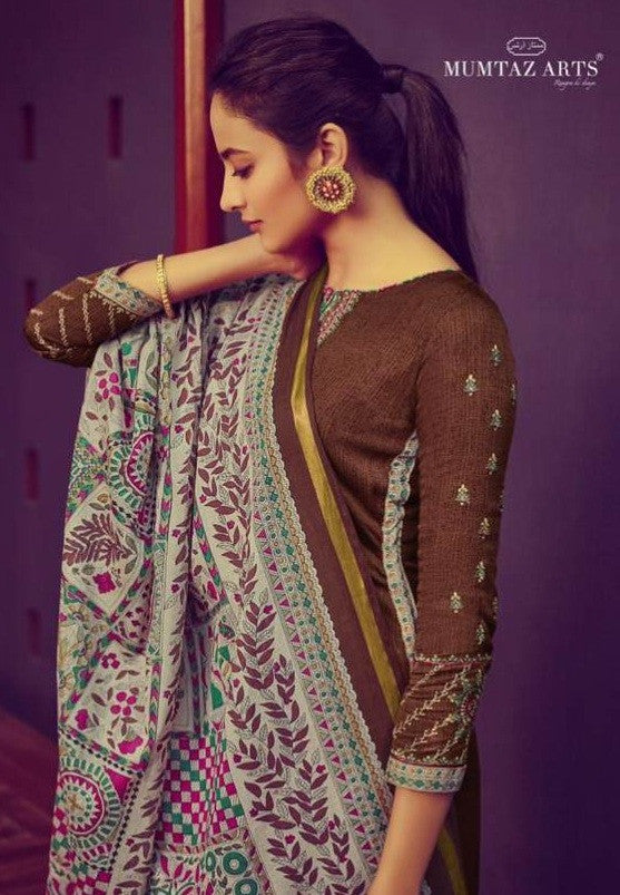 Mumtaz Jamdani Pure Jam Cotton Digital Printed Dress Material Catalog Collection