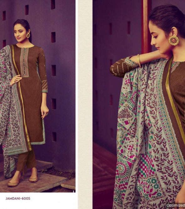 Mumtaz Jamdani Pure Jam Cotton Digital Printed Dress Material Catalog Collection