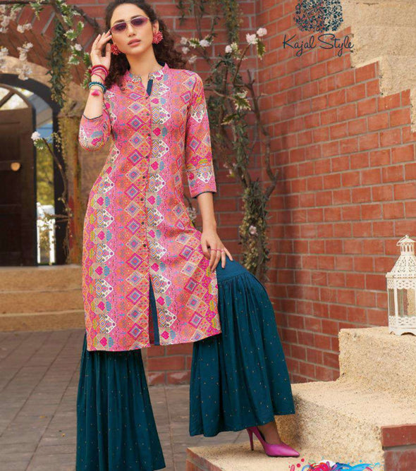 Fashion Seasons 6 Stylish Fashionable Look Kurti With Bottom Catalog Collection