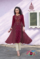 Fashion Seasons 6 Stylish Fashionable Look Kurti With Bottom Catalog Collection