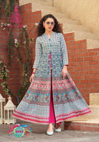 Fashion Seasons 6 Stylish Fashionable Look Kurti With Bottom Catalog Collection