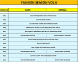 Fashion Seasons 6 Stylish Fashionable Look Kurti With Bottom Catalog Collection