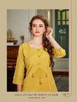 Vitara Mirror Exclusive Designer Casual Wear Kurti Catalog Collection