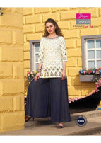 Florence 1 Diya Trends Rich Look Kurti With Stylish Bottom Catalog Collection