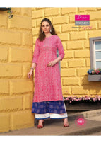 Florence 1 Diya Trends Rich Look Kurti With Stylish Bottom Catalog Collection