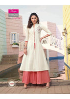 Florence 1 Diya Trends Rich Look Kurti With Stylish Bottom Catalog Collection