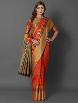 Manikarnika 1 Party Wear Silk Blend Saree Catalog Collection