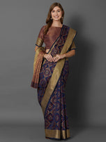 Manikarnika 1 Party Wear Silk Blend Saree Catalog Collection