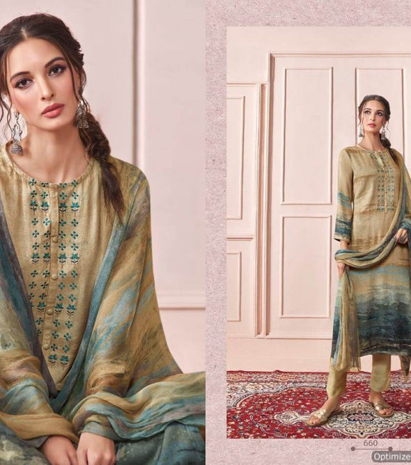 Sahiba Rhythm Pure Pashmina Digital Printed Dress Material Catalog Collection
