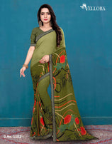 Vellora 1 Printed Georgette Party Wear Saree Catalog Collection