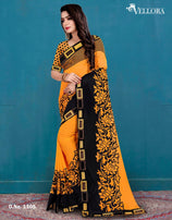 Vellora 1 Printed Georgette Party Wear Saree Catalog Collection