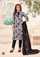 Miss World Ipl Shagun Printed Cotton Dress Material Catalog Collection