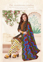 Miss World Ipl Shagun Printed Cotton Dress Material Catalog Collection