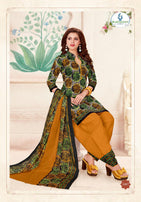 Miss World Ipl Shagun Printed Cotton Dress Material Catalog Collection