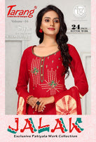 Rang Tarang Jalak 16 Semi Lawn Cotton Punjabi Patiyala Dress Material Catalog Collection