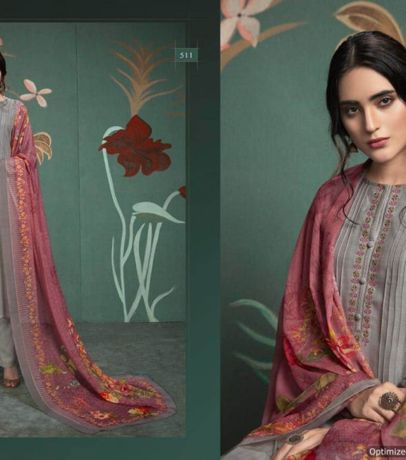 Sahiba Cluster Pure Pashmina Digital Printed Dress Material Catalog Collection