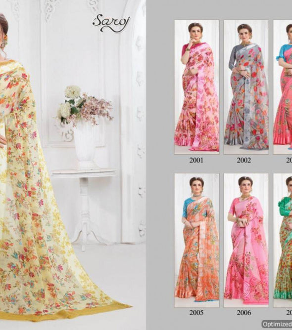 Saroj Annaya Vol-2 Printed Cotton Saree Catalog Wholesale Collection